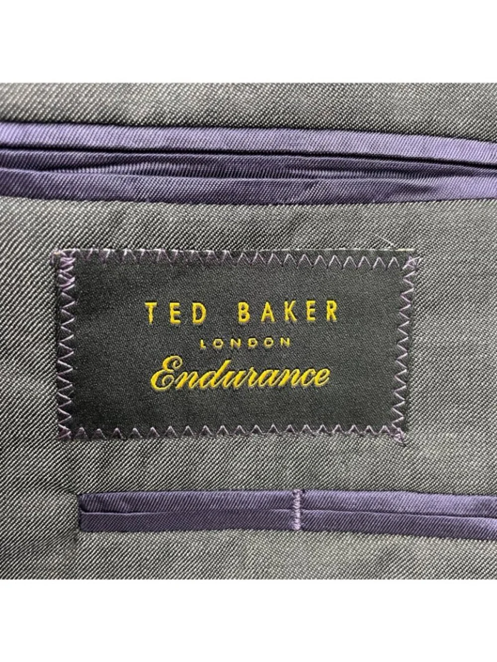 Ted Baker Men's Endurance Jarrow CT 100% Wool 2-Button Blazer Gray • 42R US